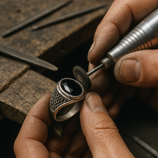 The Meaning and Power of Onyx in Men's Silver Rings