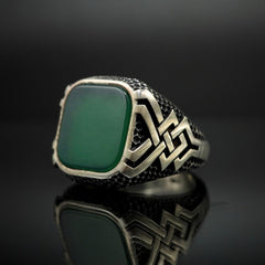 Eternal Knots Celtic Signet Ring