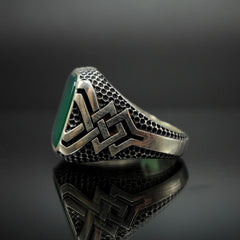 Eternal Knots Celtic Signet Ring