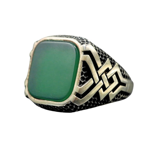 Eternal Knots Celtic Signet Ring