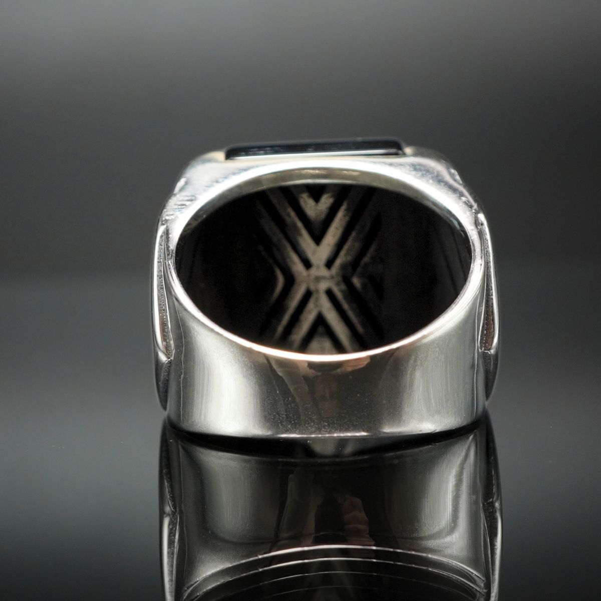 925 STERLING SILVER HANDMADE RING FOR MEN IN ONYX