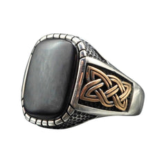 ONYX HANDMADE RING 925 STERLING SILVER