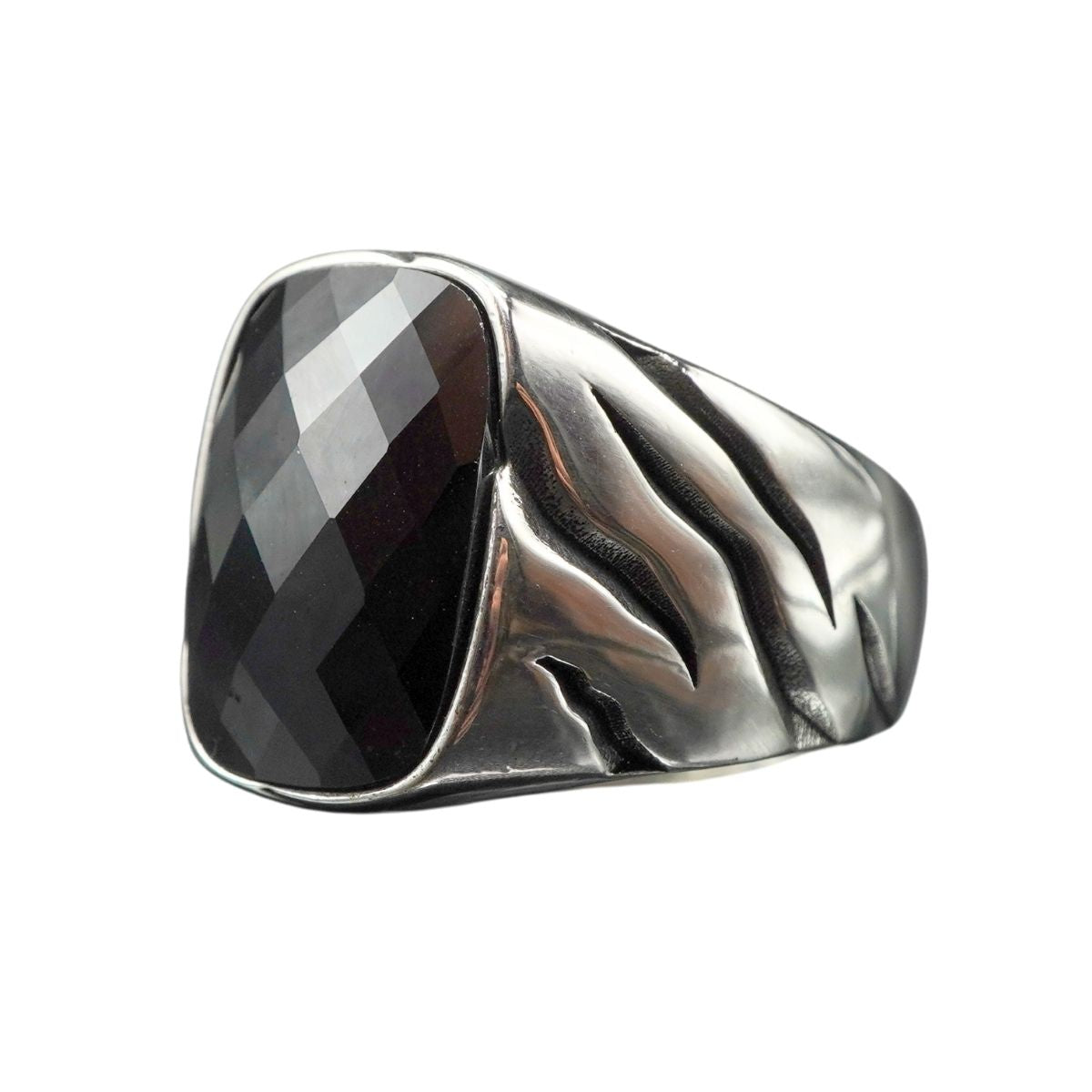 ONYX GEMSTONE 925 STERLING SILVER FOR MEN