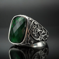 925 Silver Onyx Ring