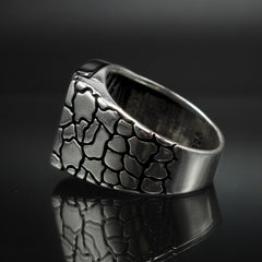 ONYX 925 SILVER RING FOR MEN - FROM TURKEY
