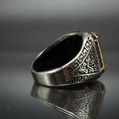 RUBY 925 STERLING SILVER HANDMADE RING