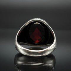 RUBY HANDMADE 925 STERLING SILVER RING