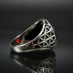 RUBY HANDMADE 925 STERLING SILVER RING